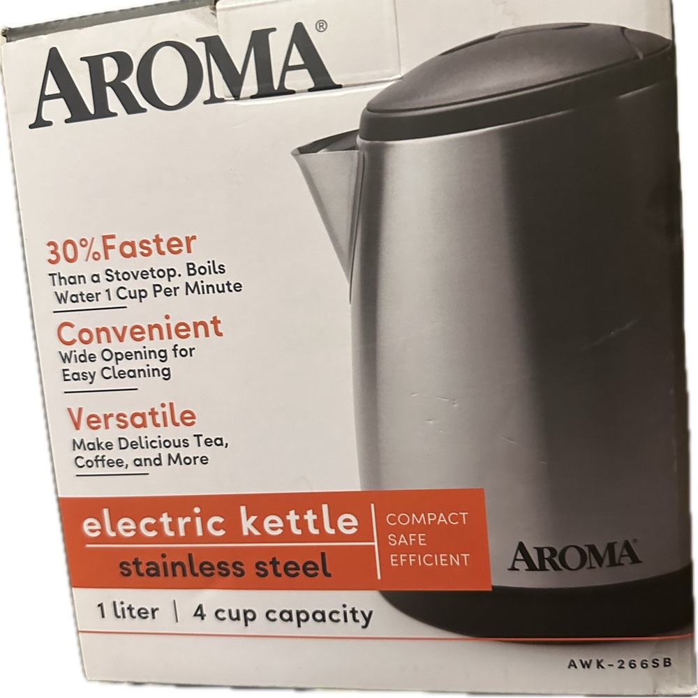 NWOT Aroma Electric Kettle